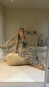 FAISA all in our zebra abaya