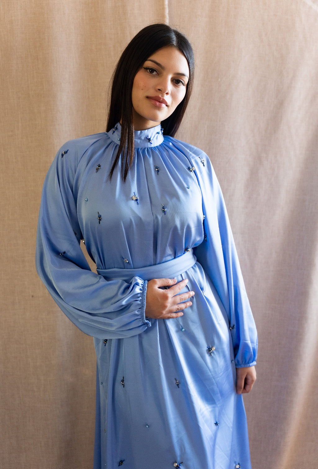 High neck Eid dress 🤍