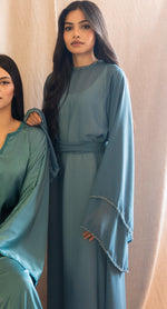 HIBA abaya layered sleeve
