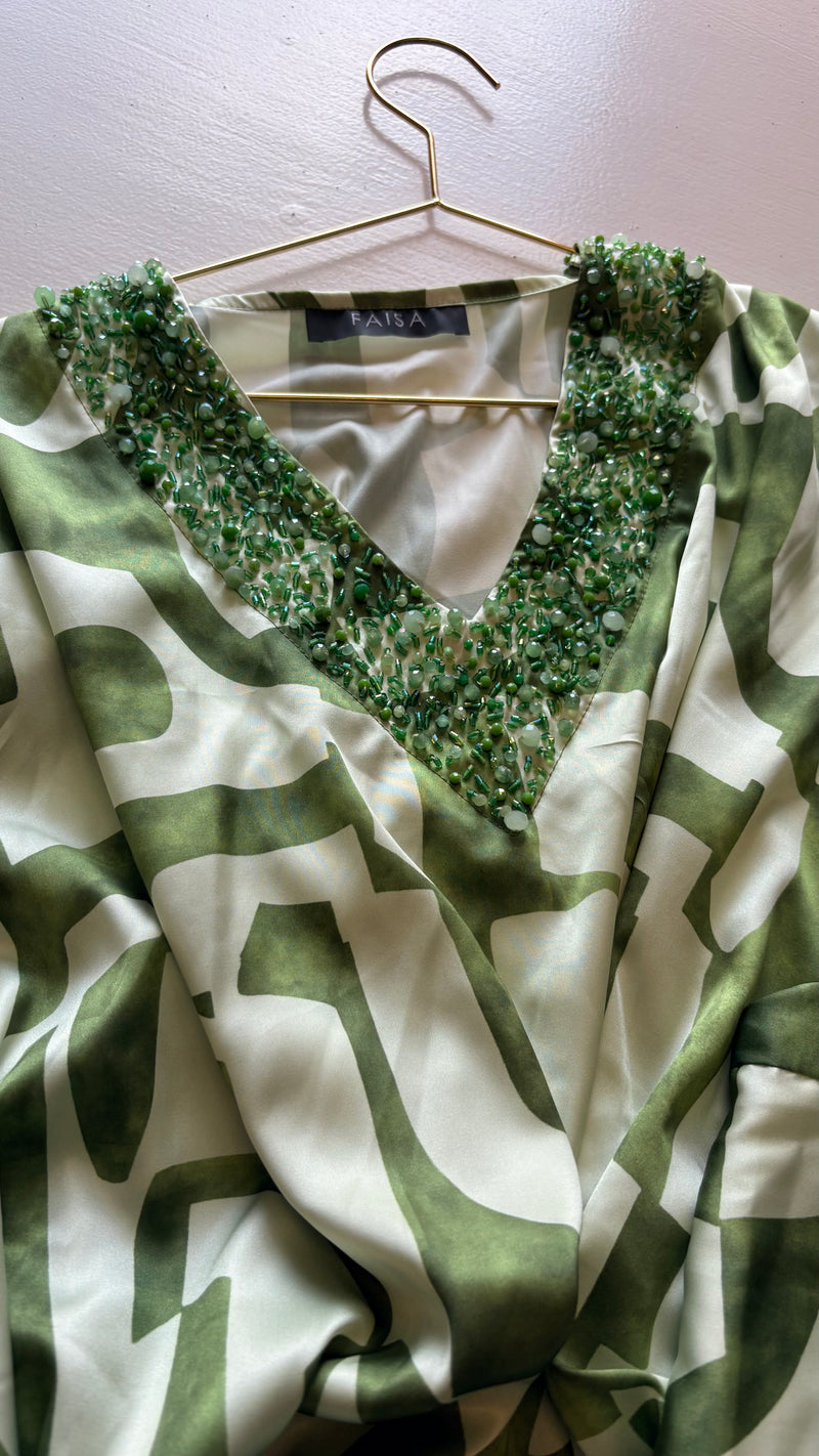 Gio green kaftan