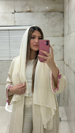 Pink  heart abaya 💗