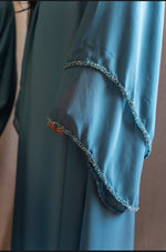HIBA abaya layered sleeve