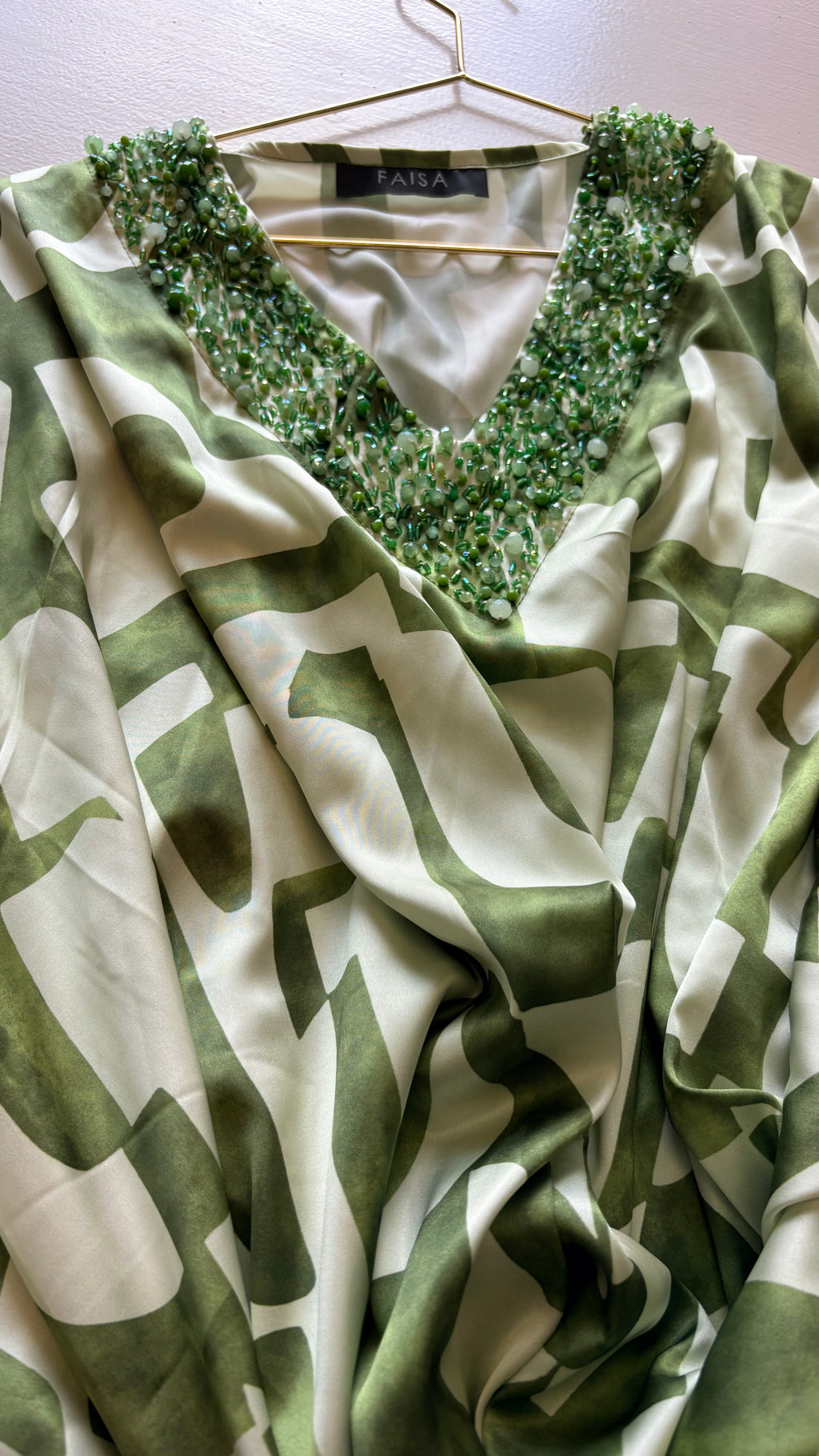 Gio green kaftan