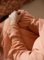 HIBA abaya layered sleeve