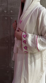 Pink  heart abaya 💗