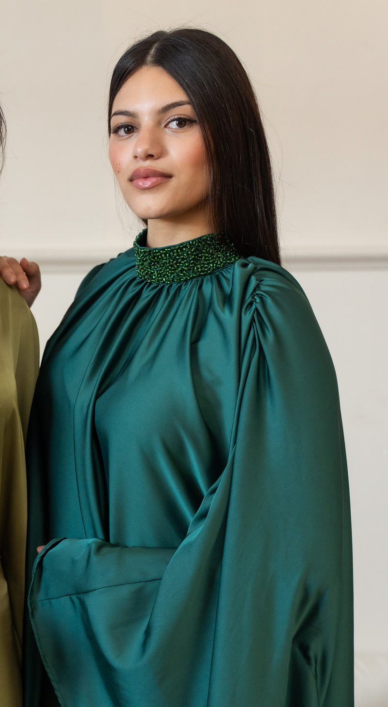 Louna high collar kaftan dress ✨