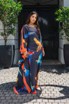Bird print kaftan
