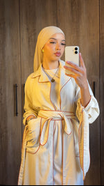 Linen trench
