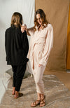 Basic High Waisted Harem Detailed Pants Suit